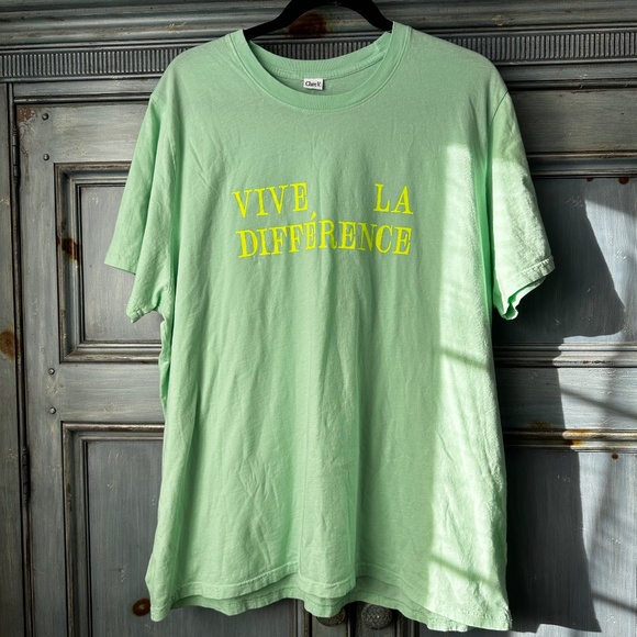 x Human Rights Campaign Vive La Difference Mint Green T shirt Size 2X - Picture 1 of 7